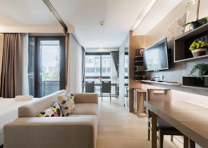 Apartment Premium Center Of Bkk 5 Mins Bts Thong Lor *